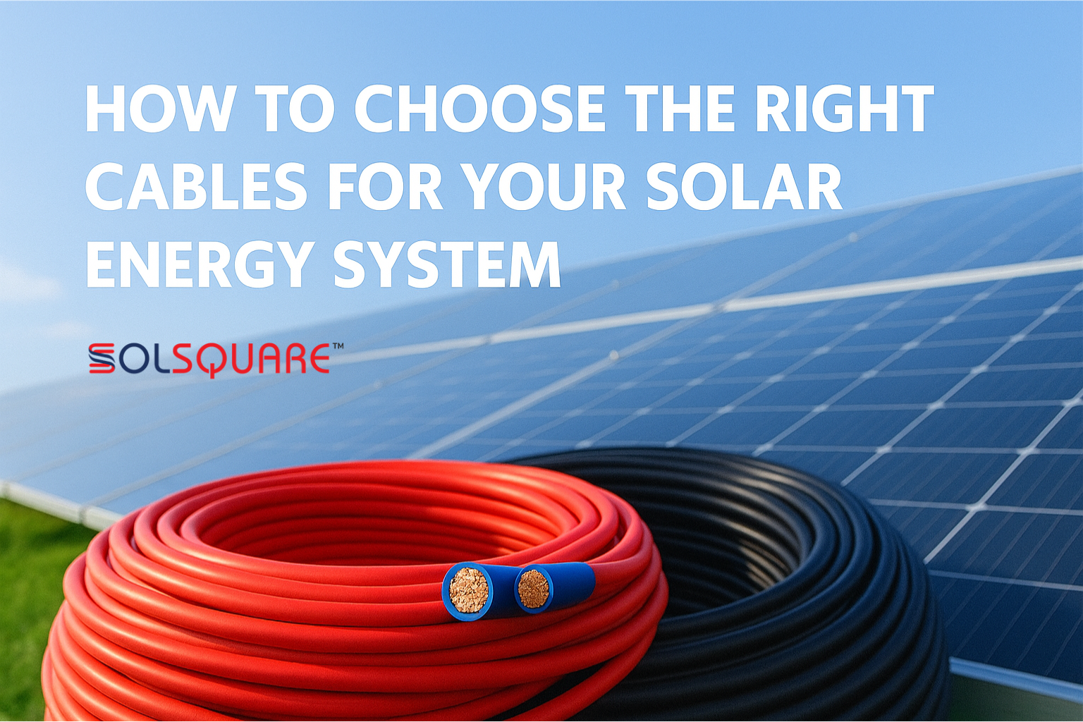 How to Choose the Right Cables for Your Solar Energy System